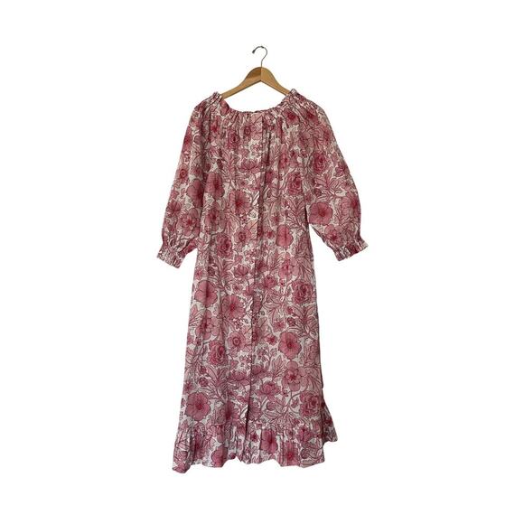 The Vampire’s Wife Off The Shoulder Floral Midi Dress Size Small - Picture 3 of 7